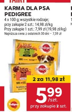 Karma dla psa kurczak + indyk Pedigree promocja
