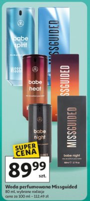 Woda perfumowana Missguided 80 ml, wybrane rodzaje promocja w Auchan