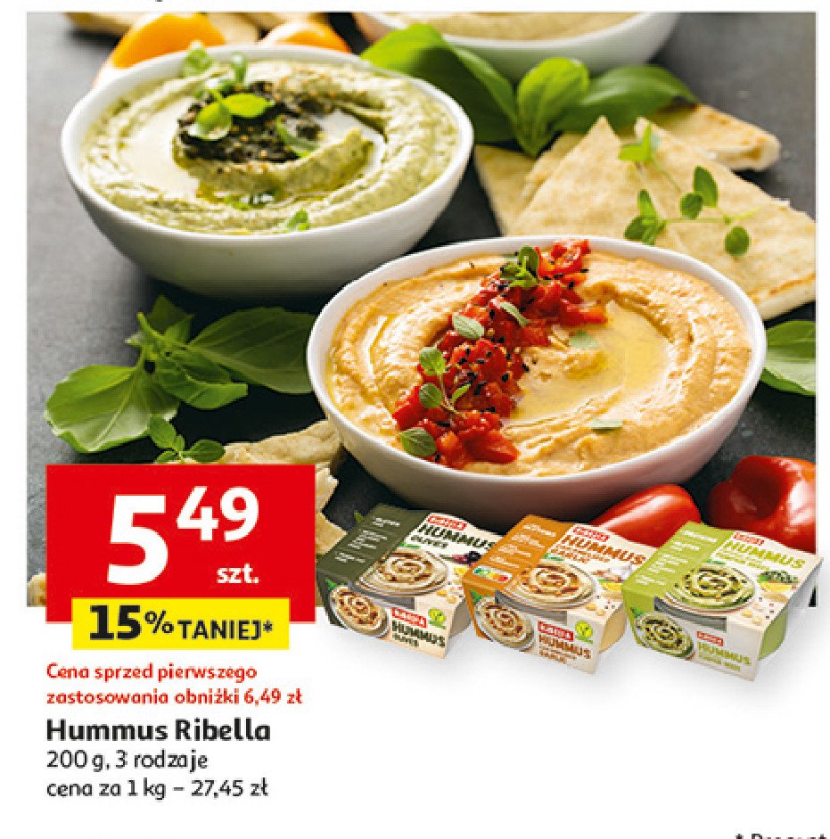 Hummus shiitake Ribella promocja