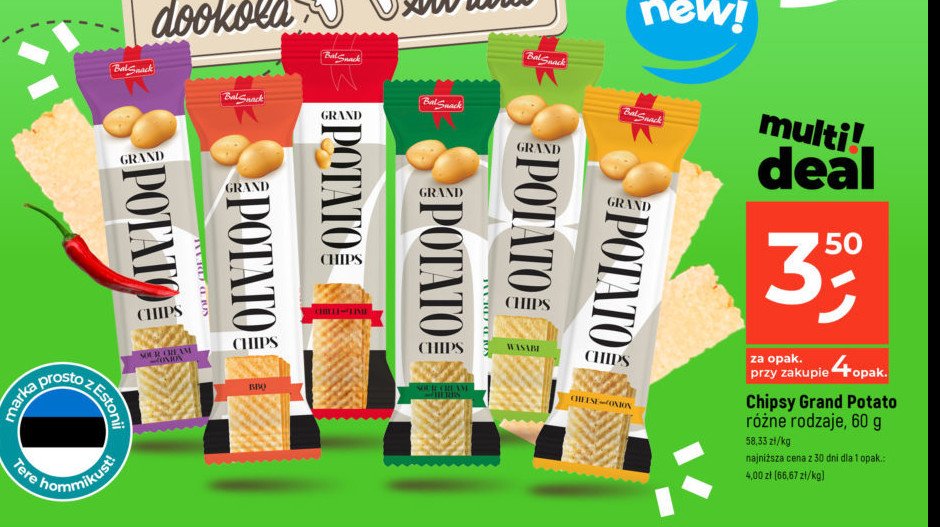 Chipsy lime Grand potato promocja