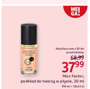 Podkład do twarzy Max factor face finity all day flawless promocja w Rossmann