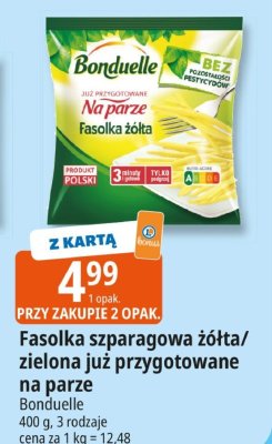 Fasolka szparagowa promocja w Leclerc