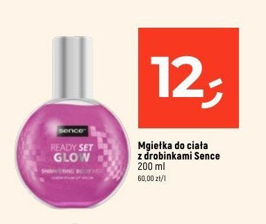 Mgiełka do ciała glow Sence collection promocja w Dealz