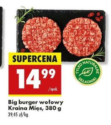 Big burger wołowy Kraina mięs promocja