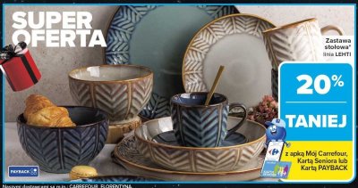Zastawa stołowa linia LEHTI promocja w Carrefour