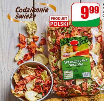 Włoszczyzna suszona promocja w Dino