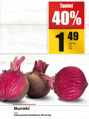 Buraki promocja w Supeco