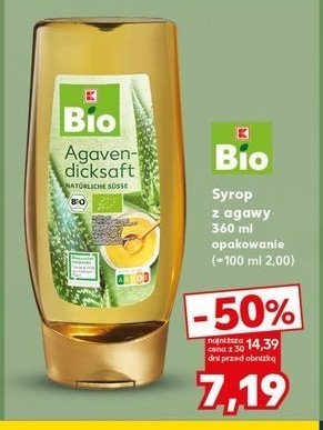 Syrop z agawy K-classic bio promocja