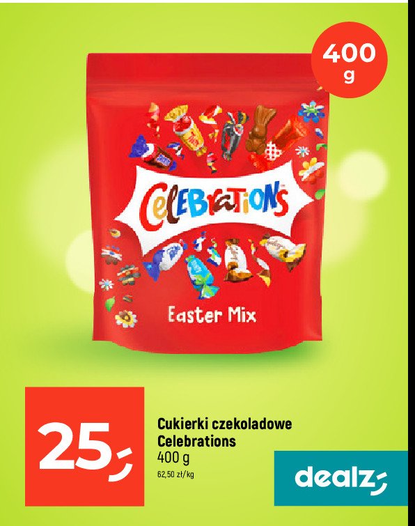 Cukierki czekoladowe easter mix Celebrations promocja