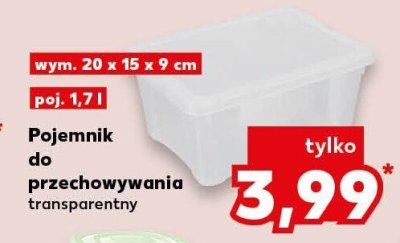 Pojemnik do przechowywania transparentny promocja w Kaufland