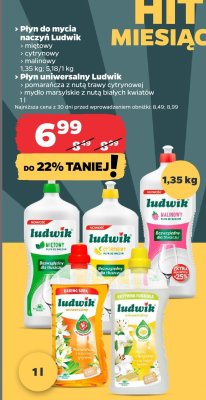 Płyn do mycia naczyń, różne rodzaje promocja w Netto