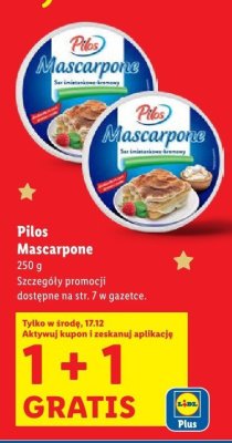 Ser Mascarpone  promocja w Lidl