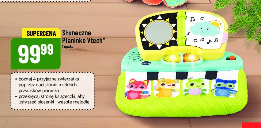 Słoneczne pianino Vtech promocja w POLOmarket