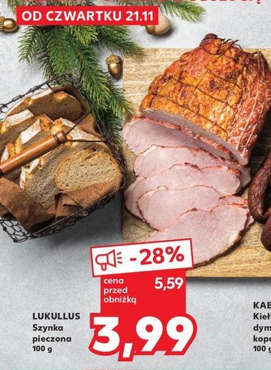 Szynka pieczona Lukullus promocja w Kaufland