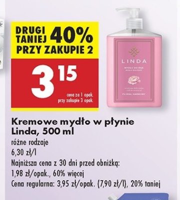 Myd艂o w p艂ynie floral harmony Linda promocja