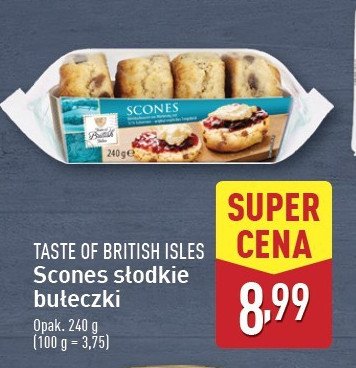 Bułeczki scones Taste of british isles promocja