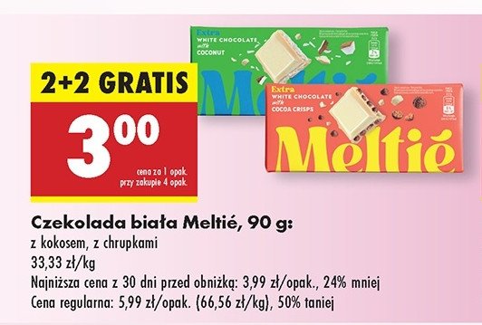 Czekolada z chrupkami Meltie promocja