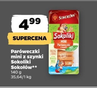 Paróweczki mini z szynki Sokoliki promocja w Netto