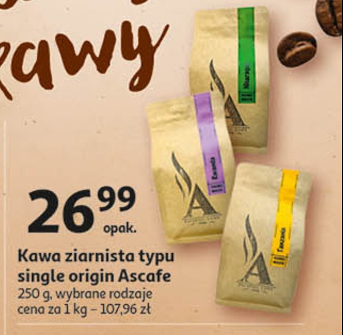 Kawa mexico Ascafe promocja