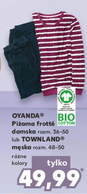 Piżama męska 48-50 Townland promocja