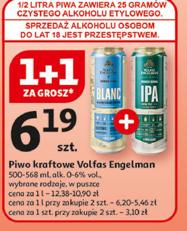 Piwo Volfas engelman blanc promocja