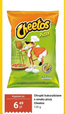 Chrupki kukurydziane o smaku pizzy  promocja w Biedronka