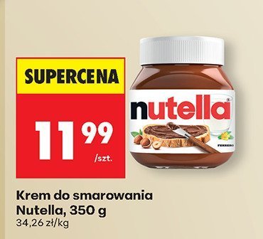 Krem do smarowania Nutella, 350 g promocja w Biedronka