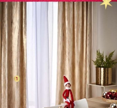 Zasłona Emila 5903571675064 ecru szampan promocja w Castorama