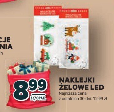 Naklejki żelowe LED promocja w Stokrotka