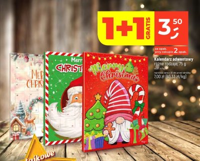 Kalendarz adwentowy różne rodzaje 75 g promocja w Dealz