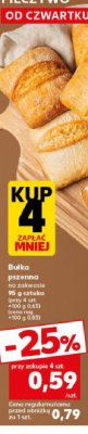 Bułka pszenna na zakwasie  promocja w Kaufland
