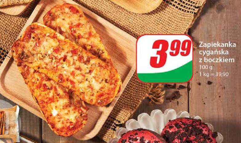 Zapiekanka cygańska z boczkiem promocja
