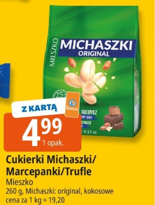 Cukierki Michaszki/Marcepanki/Trufle Mieszko promocja w Leclerc