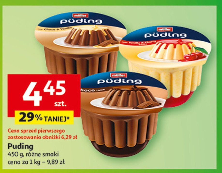 Pudding czekoladowy Muller promocja