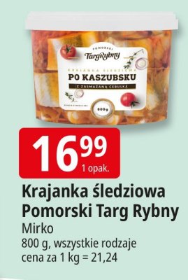 Krajanka śledziowa Pomorski targ rybny promocja w Leclerc