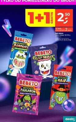 Żelki Bebeto Witches Hair różne rodzaje promocja w Dealz