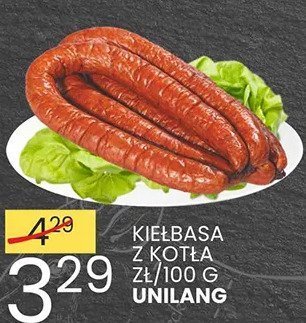 Kiełbasa z kotła Unilang promocja w Wafelek