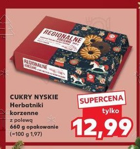 Herbatniki korzenne z polewą kakaową Cukry nyskie promocja w Kaufland