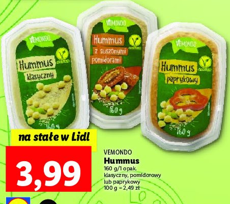 Hummus paprykowy Vemondo promocja