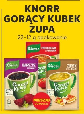 Zupa Gorący Kubek różne rodzaje promocja w Kaufland