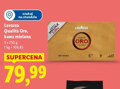 Kawa Lavazza Qualità Oro promocja w Lidl