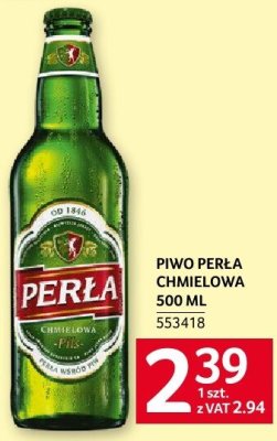 Piwo Per艂a chmielowa promocja w Selgros