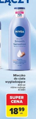 Mleczko do ciała wygładzające 400 ml, różne rodzaje Nivea promocja w Carrefour