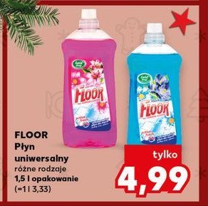 Płyn uniwersalny kwiaty lata Gold drop floor promocja w Kaufland