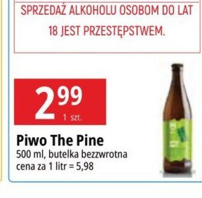 Piwo Pine me! promocja