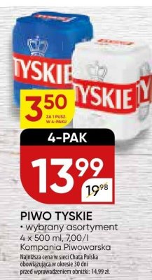 Piwo promocja w Chata Polska