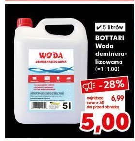 Woda demineralizowana Bottari promocja w Kaufland