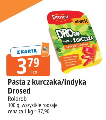 Pasta z kurczaka Drosed Roldrob promocja w Leclerc