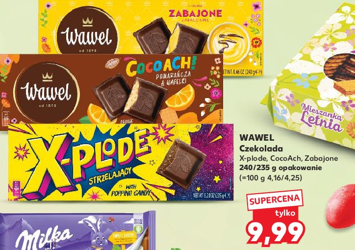Czekolada Wawel zabajone w czekoladzie promocja w Chata Polska