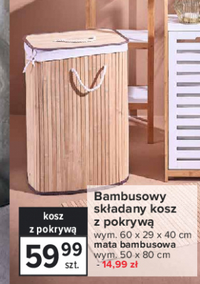 Mata bambusowa 50 x 80 cm promocja